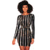 Black And Silver Sequin Dress #Sequin